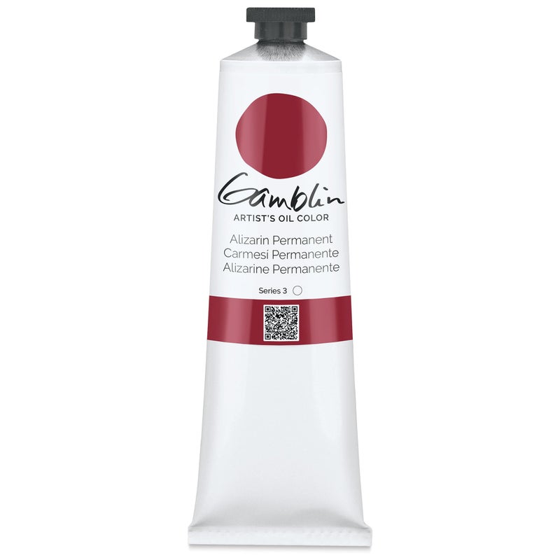5.07 oz. Artists' Grade Oil Color-Color: Alizarin Permanent